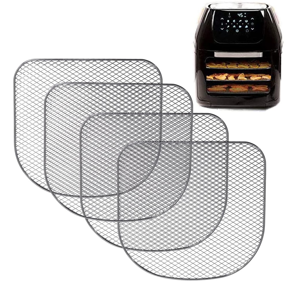 Hoqqf Dehydrator Racks Compatible with 6qt Chefman Racks, Silver