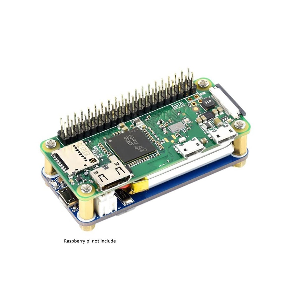 UPS HAT (C) for Raspberry Pi Zero Boards, Provides 5V Uninterruptible Stable ...