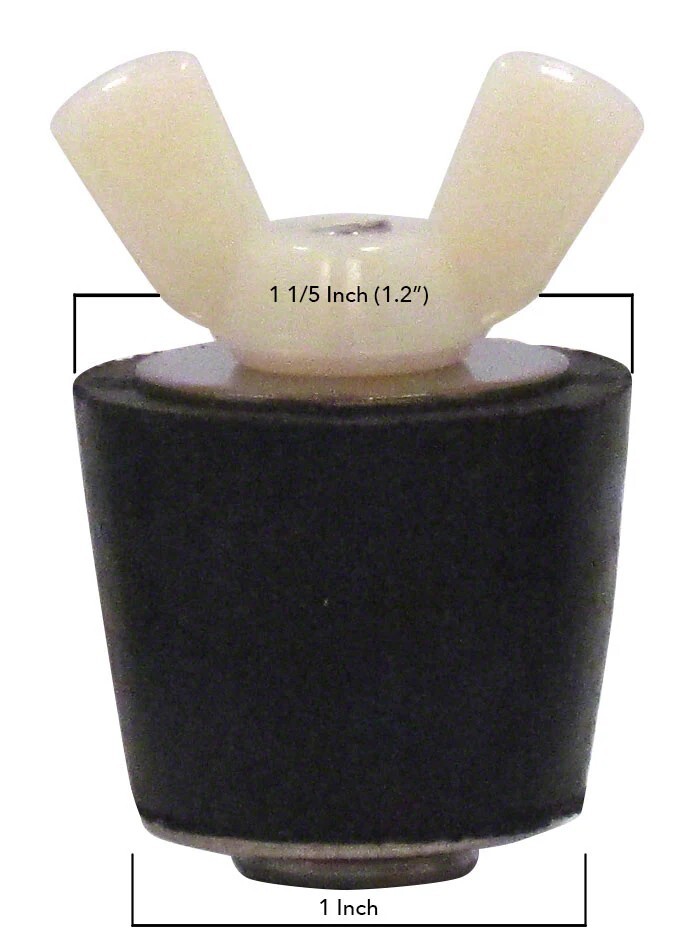 No. 6 Rubber Plug for 1 Inch Fitting