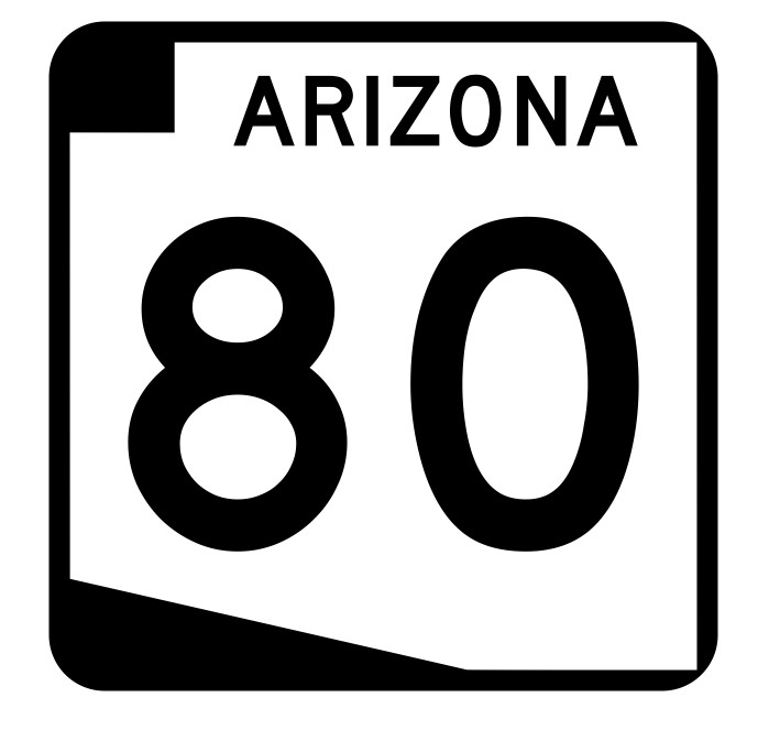 Arizona State Route 80 Sticker Decal
