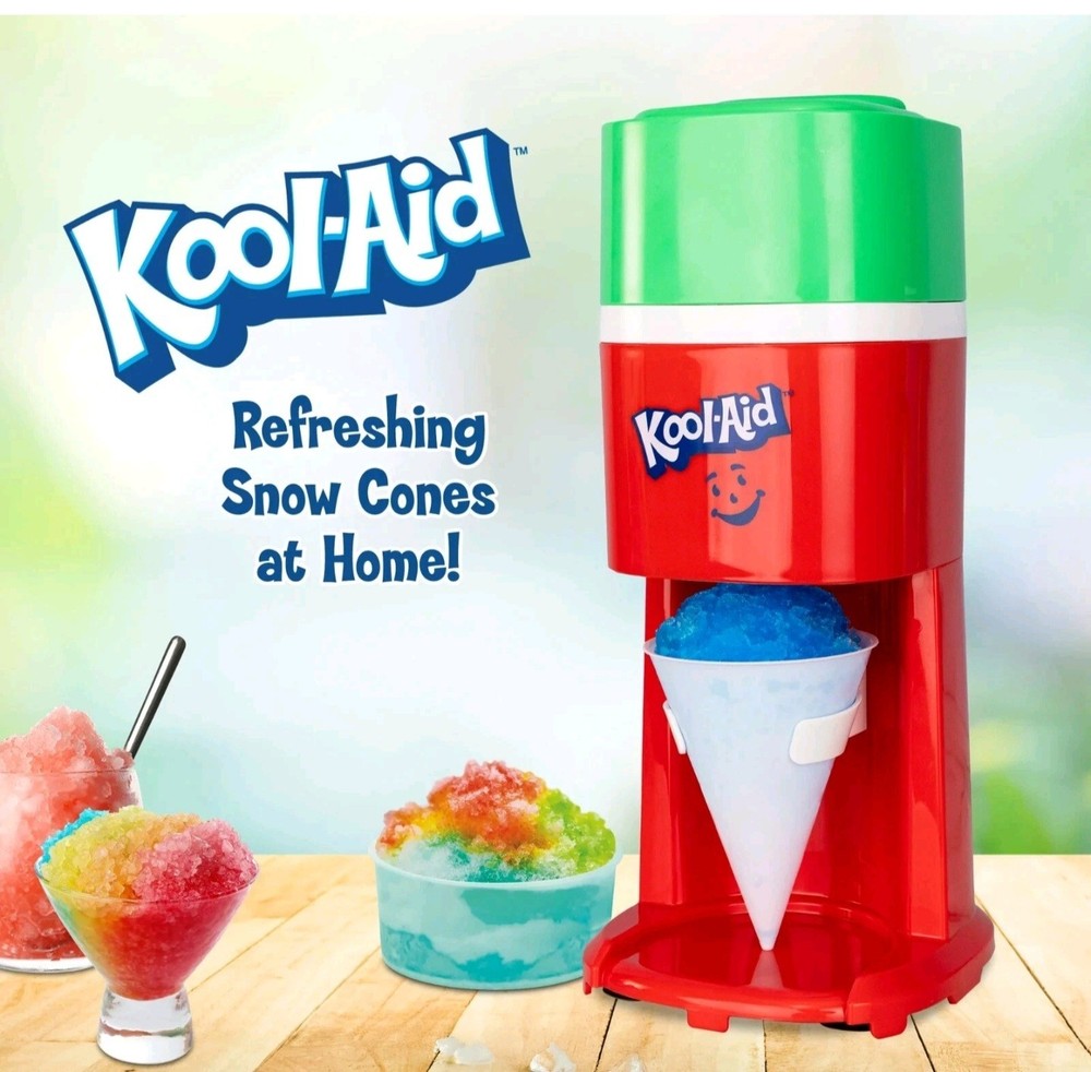 Kool-Aid Snow Cone Maker - Red, White, & Green