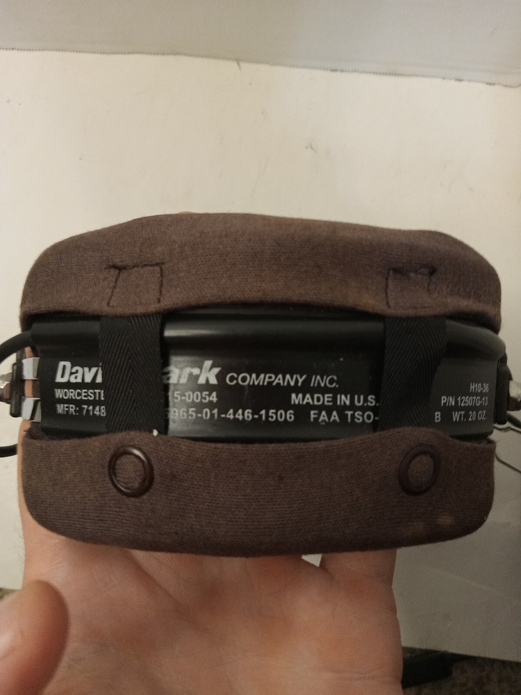 David Clark H10-36 General Aviation Helicopter Headset UNTESTED READ DESCRIPTION