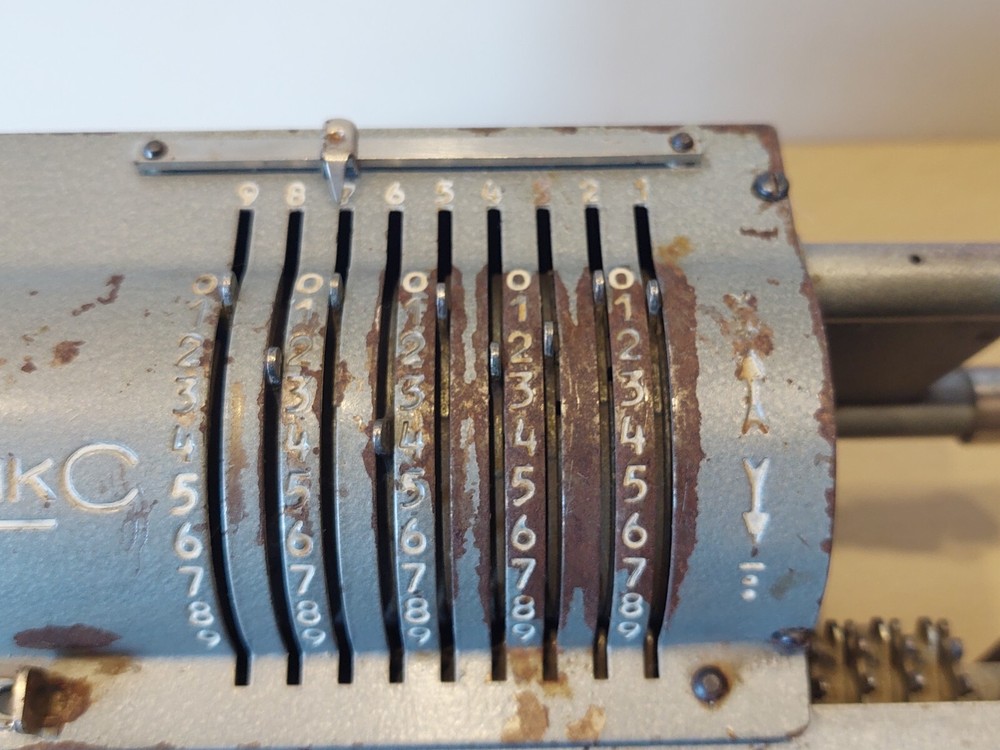 USSR Arithmometer Mechanical Calculator Felix. Soviet Original Adding Machine.