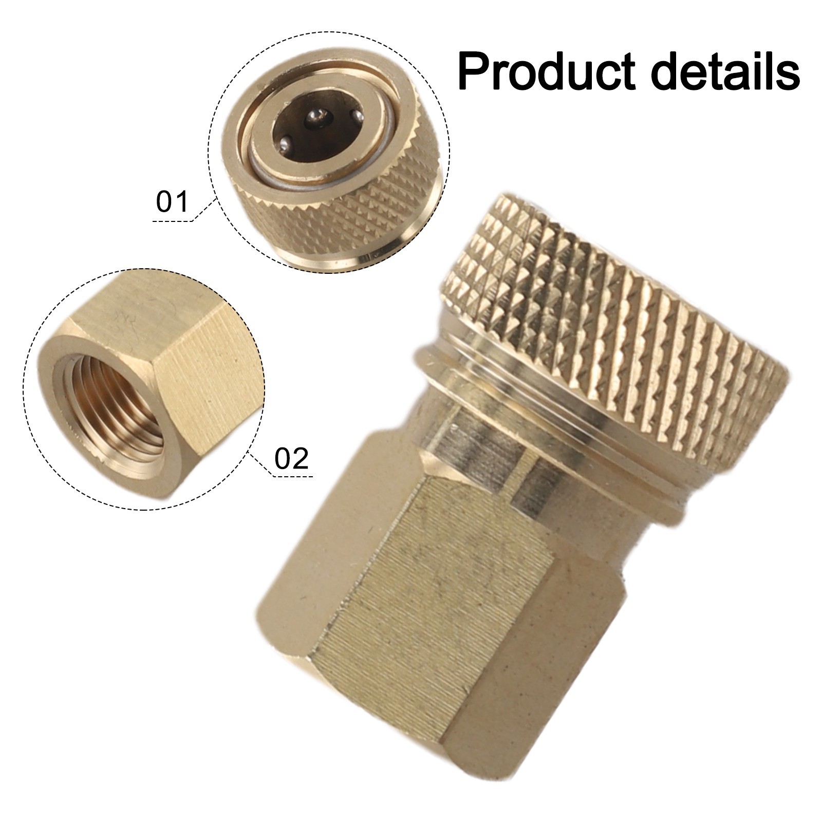 Heavy Duty PCP 8mm Quick Release Disconnect Coupler with 18 NPT Female Fittings