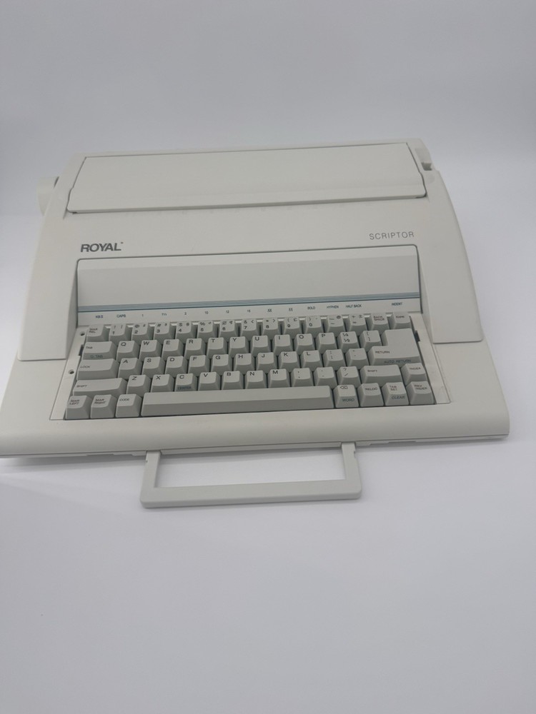 Royal Scriptor Portable Electronic Typewriter 13" 69149V Model AX-150