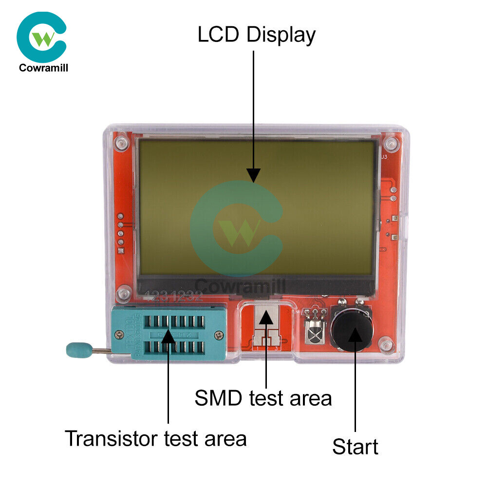 LCR-T10H Multi-function Transistor Tester Large Screen Transistor LCR Tester.