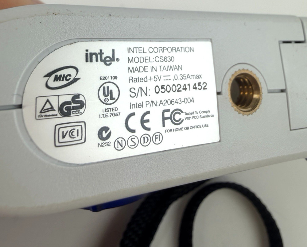 Intel CS630 Pocket PC Digital Camera with Cable Working