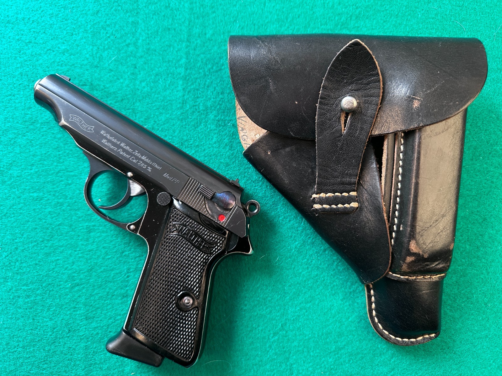 Walther PP Holster German WWII "ftt/44" (1944) Original GUN IS NOT INCLUDED!