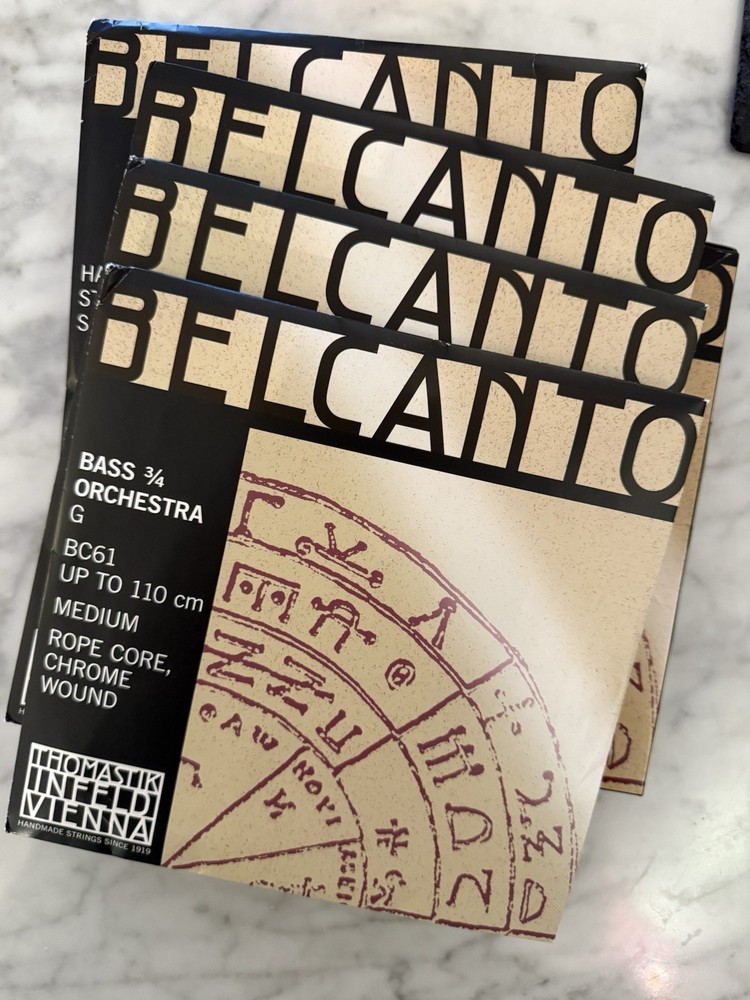 Thomastik Belcanto Bass  - Full set with ext.E/C