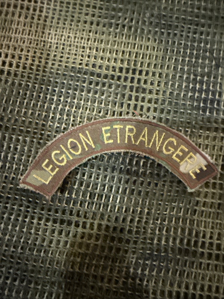 French Foreign Legion Pocket Patch Commandos Afgan War -camo
