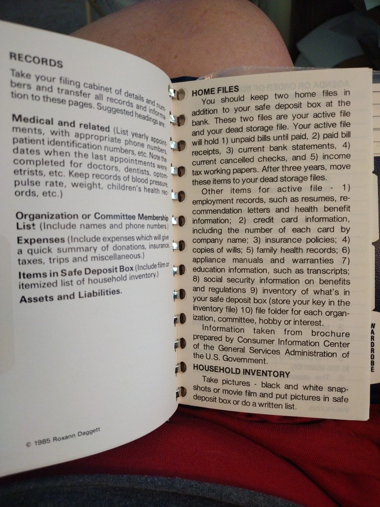 Vintage Goal Planner