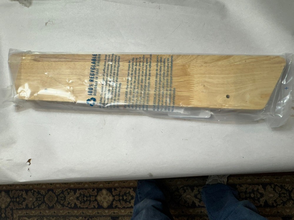 Store Your Board Wood Ski Display