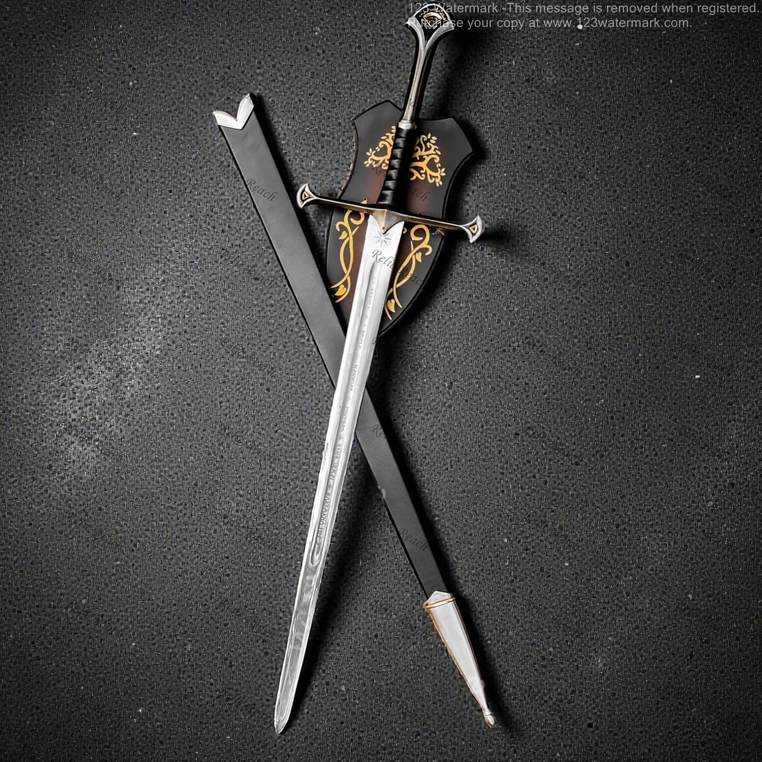 LOTR Narsil Anduril Sword Fantasy Collectibles Beautiful Wall decor Premium Gift