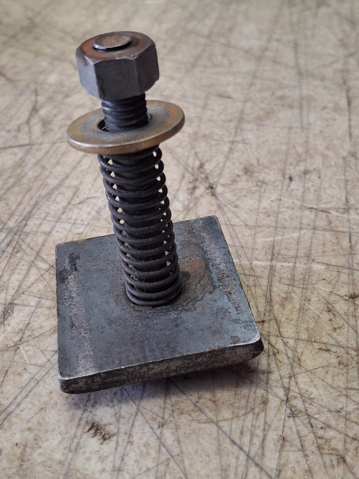 Vintage 6" Lathe Atlas 618 Craftsman 109 Tailstock Bed Clamp w/ Spring