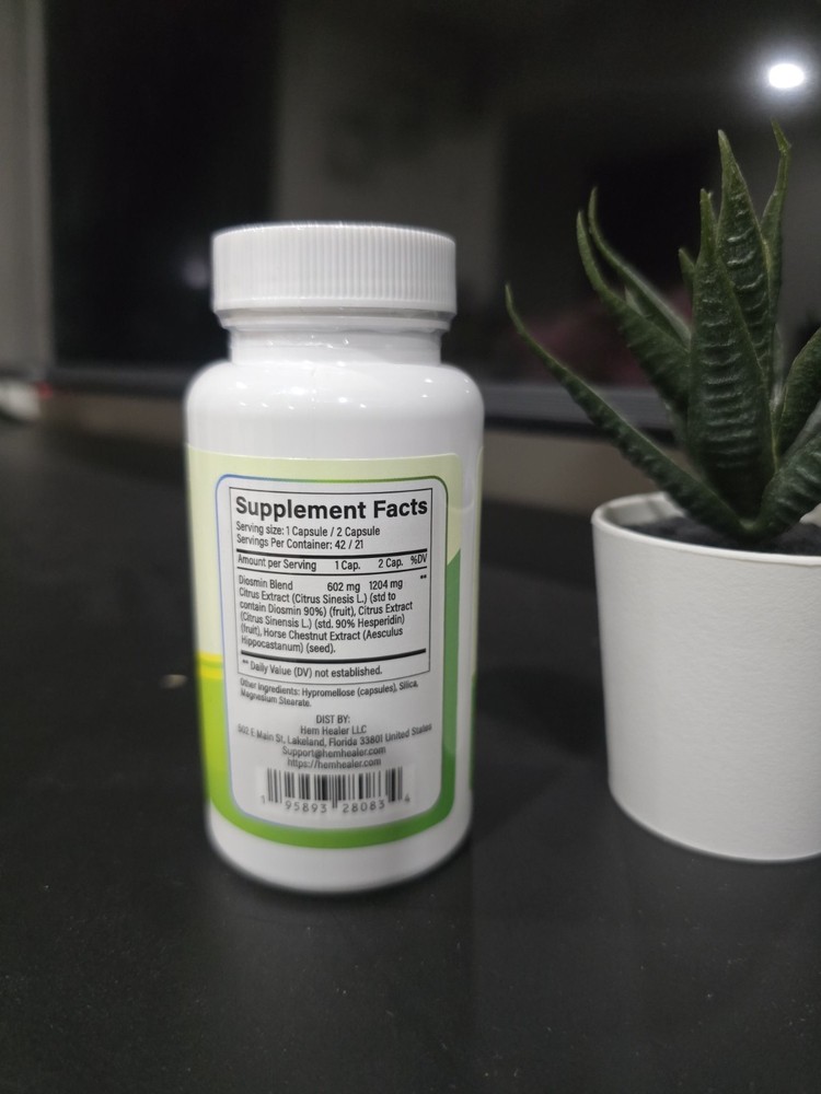 Hem Hero Extra Strength Hemorrhoid Support & Healthy Circulation Formula....