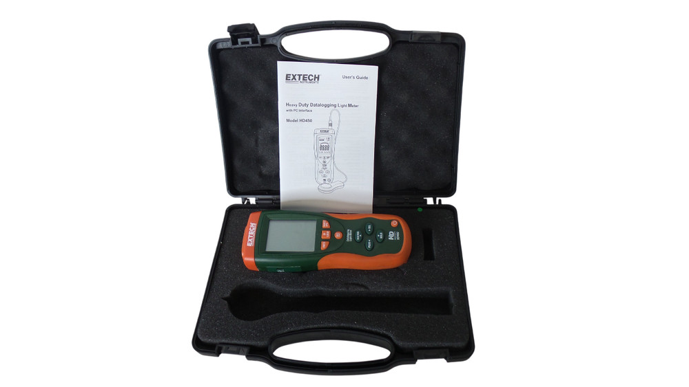 EXTECH HD450 Datalogging Light Meter - Free Shipping