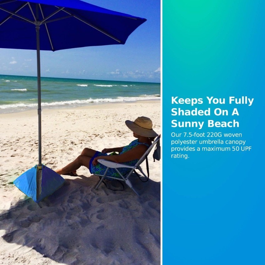 BEACHBUB ALL-IN-ONE BEACH UMBRELLA SYSTEM. Includes ULTRA Base