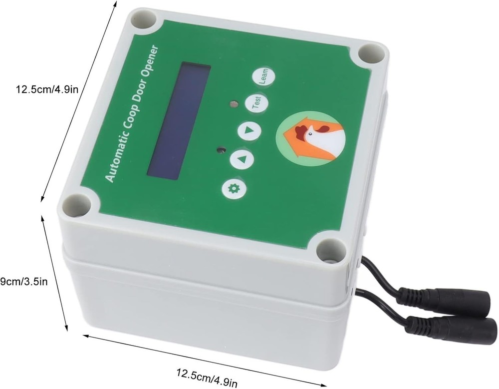 Automatic Chicken Coop Door Controller Cage Opener Remote Control Poultry New