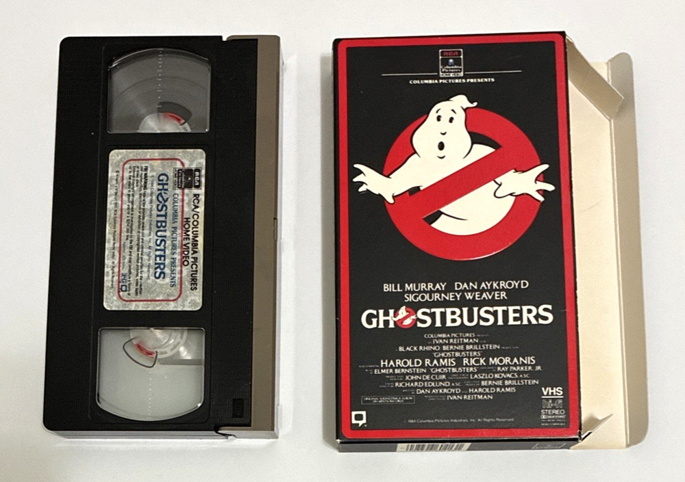 Ghostbusters VHS 1984 Early Release