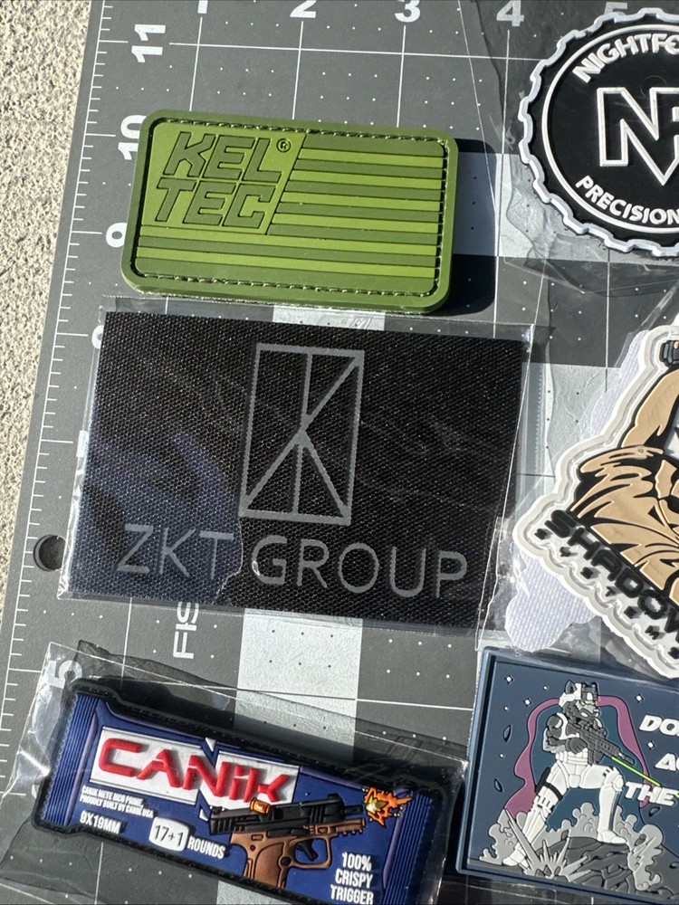 2026 Shot Show Patch Lot Tactical Patch Canik,Shadow Systems, Kel Tec & More