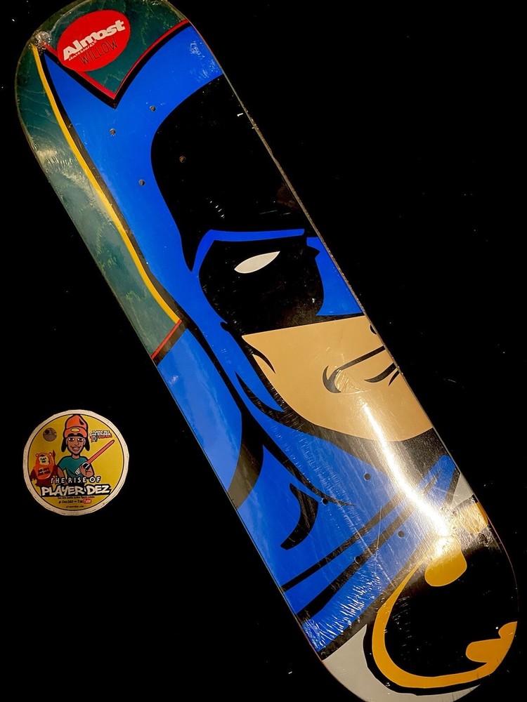 SUPER RARE Willow Batman Almost DC Comics Skateboard Deck Matte Red Marvel