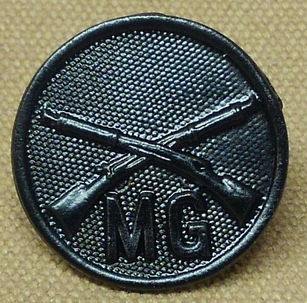 WWI Machine Gun Company Collar Disk