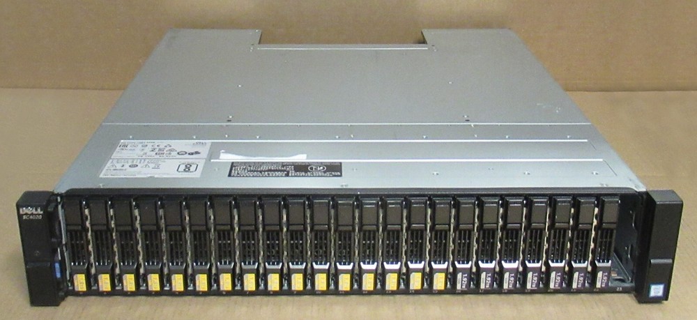 Dell Compellent SC4020 Storage Array 42TB Storage 2x 10G-iSCSI-2 Controllers