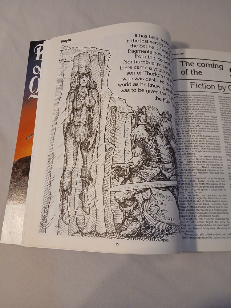 Vintage Dungeons And Dragons Dragon Magazine #55 Missing Insert Module