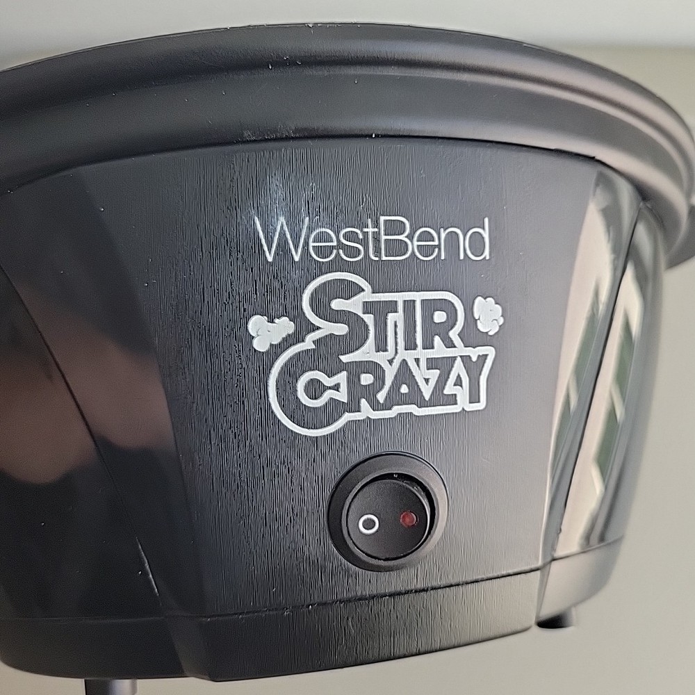 West Bend Stir Crazy 6 Quart Popcorn Maker Corn Popper 82707 - Base Only