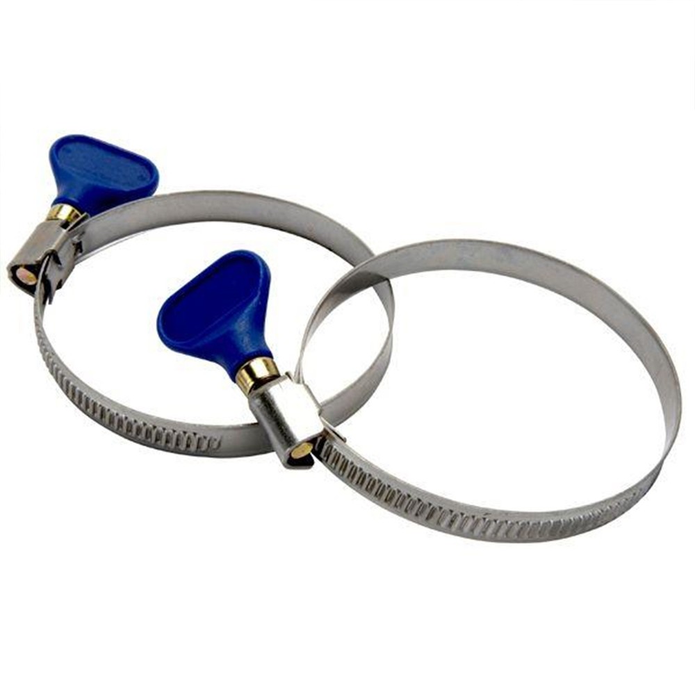 WOODRIVER Hose Clamps 4" Keyed (2)