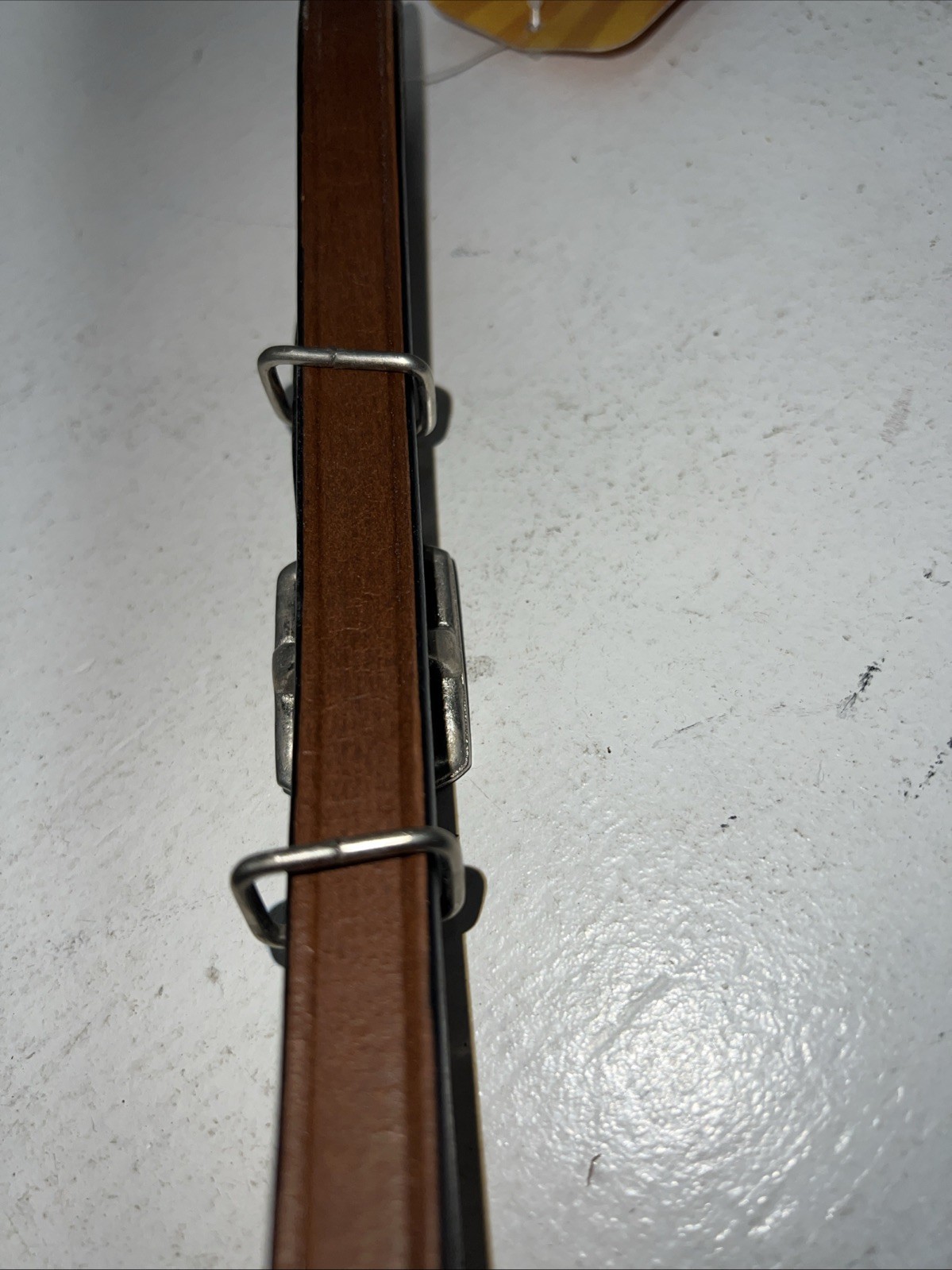 New Tough 1 Brown Leather Fully Adjustable Curb Strap #52-575 FF-25