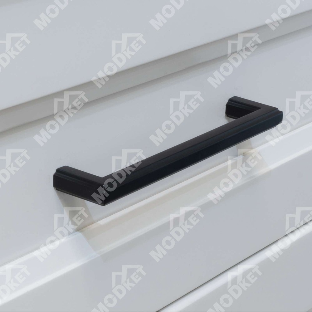 Solid Matte Black Cabinet Pulls Knobs Handles Kitchen Bath Drawers Hardware