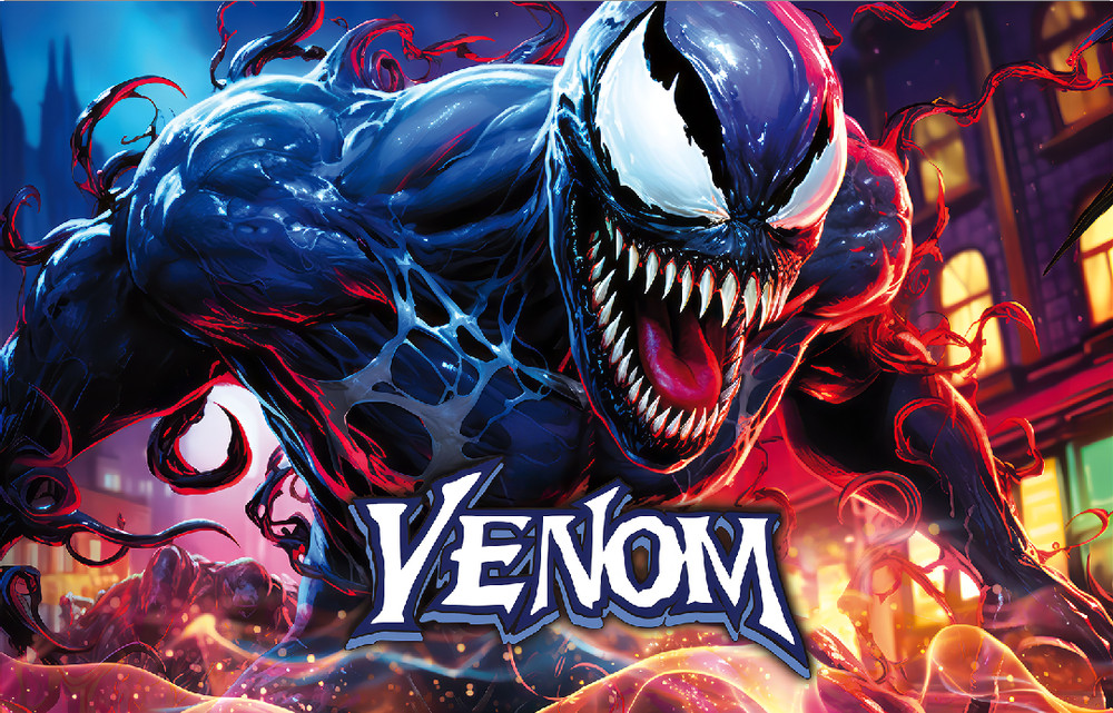 Stern VENOM Pinball Machine Translite Custom