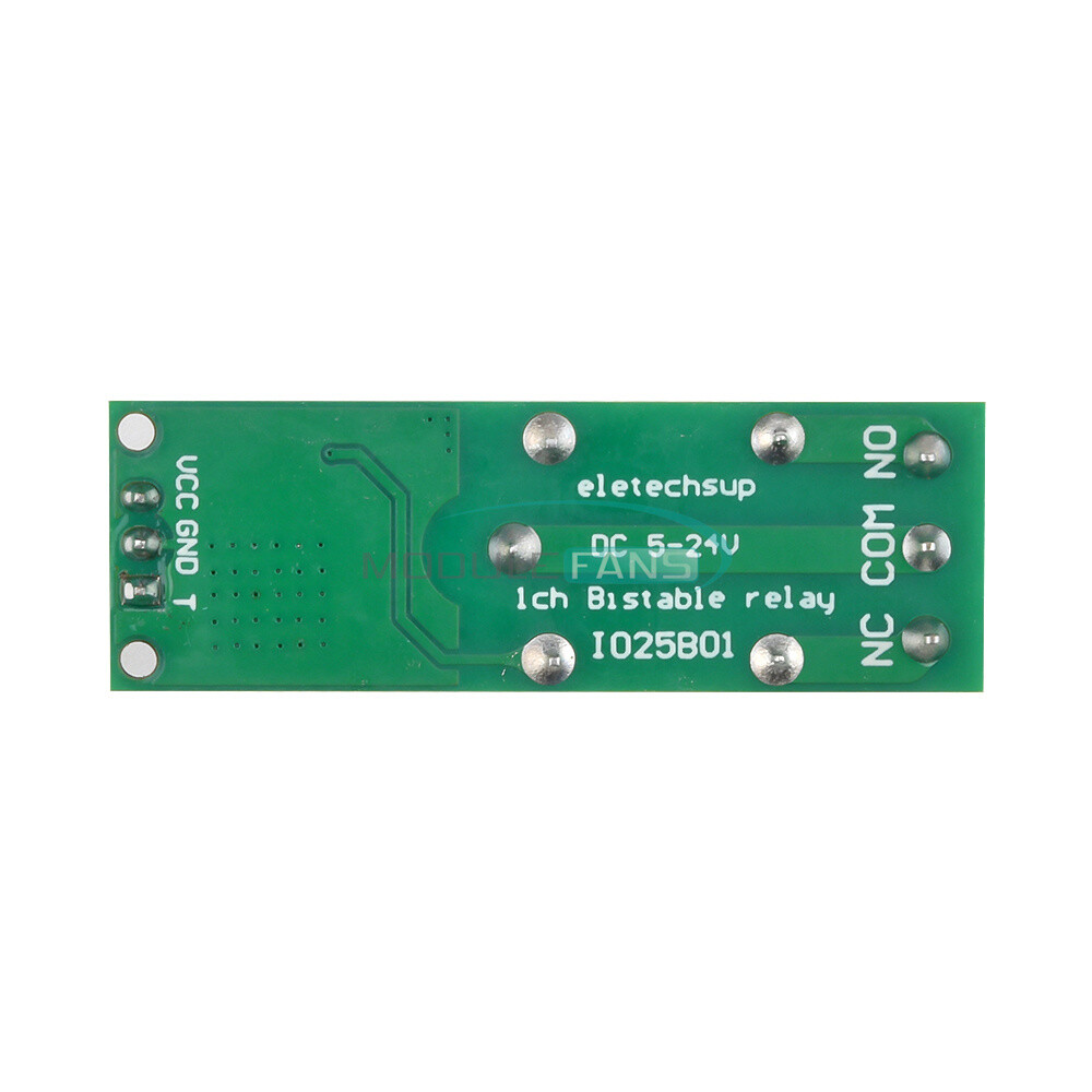 6-24V Flip-Flop Latch Relay Bistable Self-locking Low Pulse Trigger Relay Module