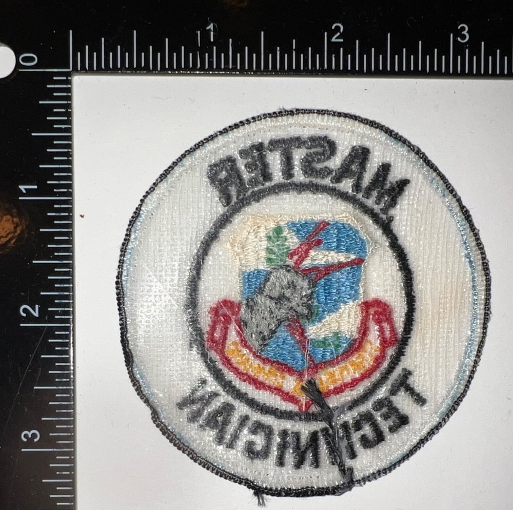 Cold War USAF US Air Force SAC Master Technician Patch