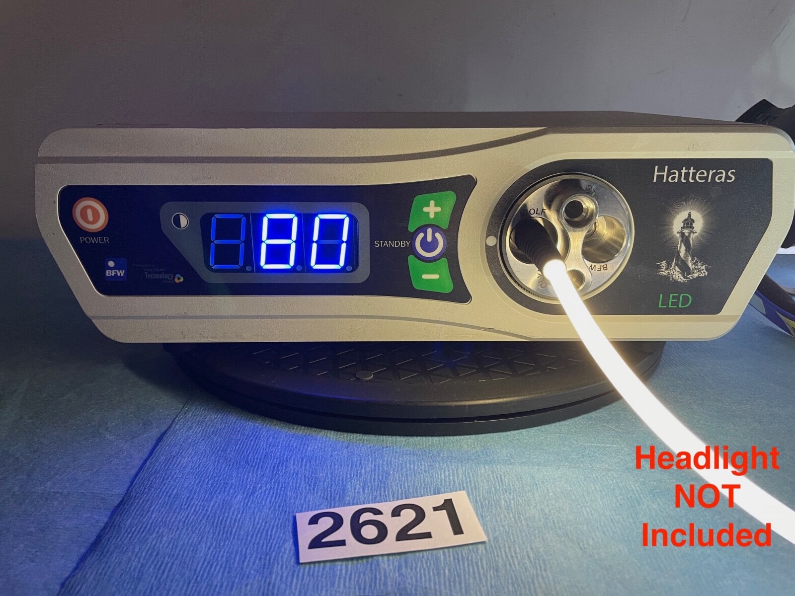 TESTED Long Island Technology Group Hatteras LED Light Source BFW 1600 + Manual