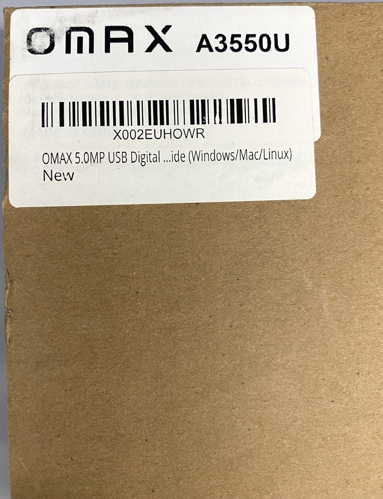 OMAX 5 Mega Pixel Digital USB Microscope Camera w Software and Calibration Slide