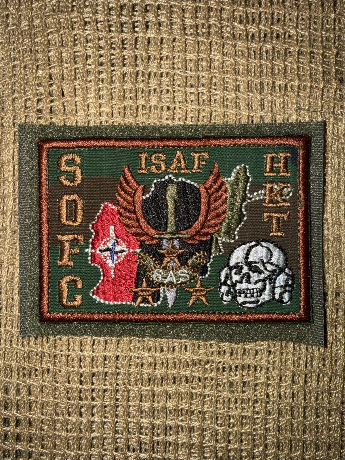 French Foreign Legion ISAF SOFC HKT SAS Afgan War Camo Patch