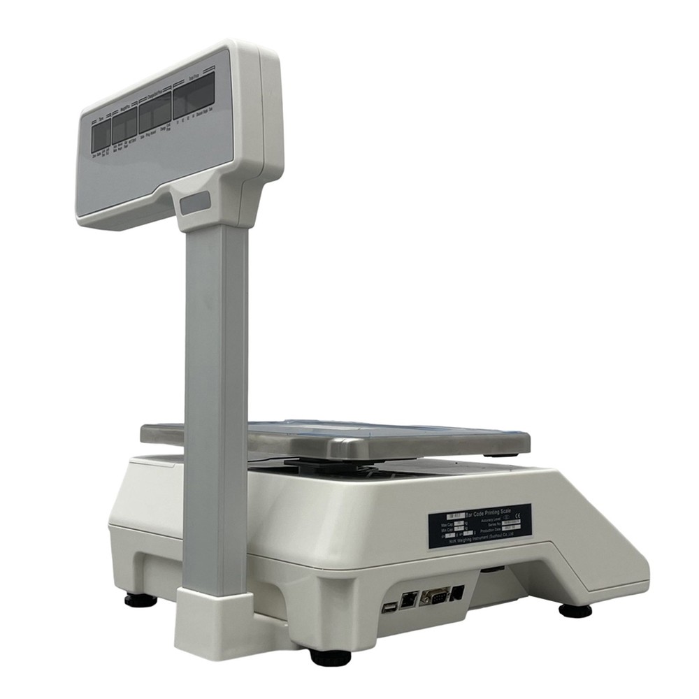 Digital Price Computing Scale Thermal Printer 15kg Capacity Electronic Scale
