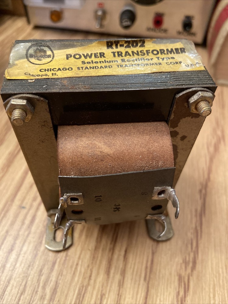 Chicago Standard Power Transformer RT-202, Rectifier Type #A