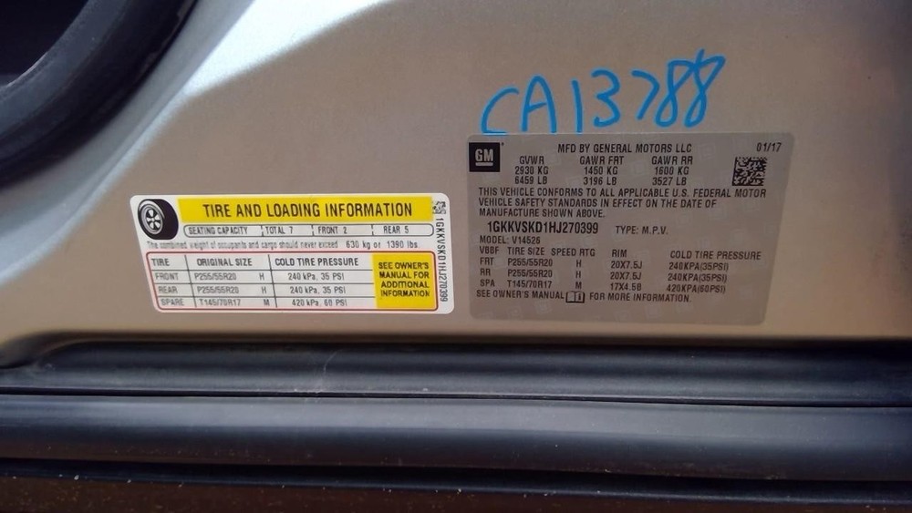 Used Blind Spot Detection System Warning Control Module fits: 2017 Gmc Acadia Dr