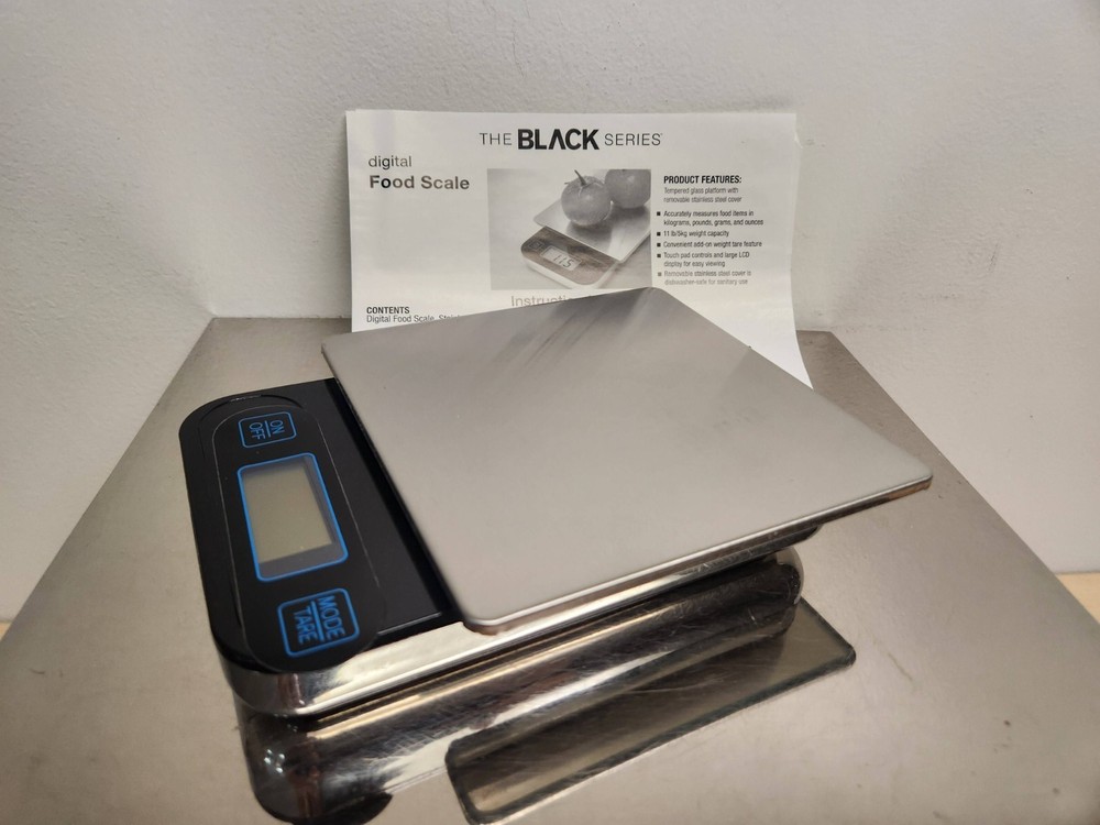 THE BLACK SERIES MERCHSOURCE SMALL DIGITAL FOOD SCALE