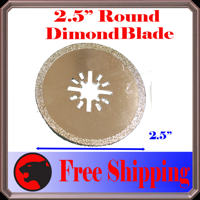 Diamond Round Cut  Oscillating Multi Tool Blade Disc For Grout line remove