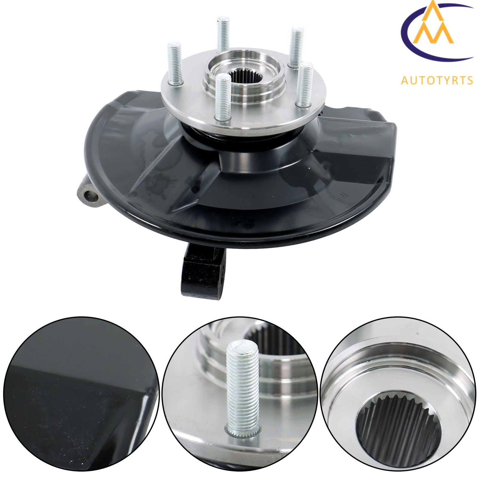 For Mitsubishi Outlander 2007-2018 Steering Knuckle & Wheel Hub Bearing Assembly