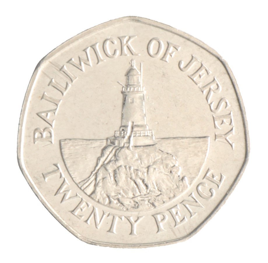 Jersey 20 Pence, 2014, KM #107, Mint