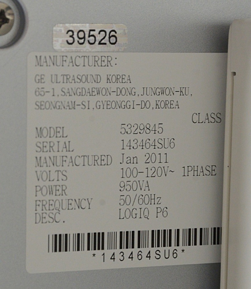 GE Logiq P6 Imaging System