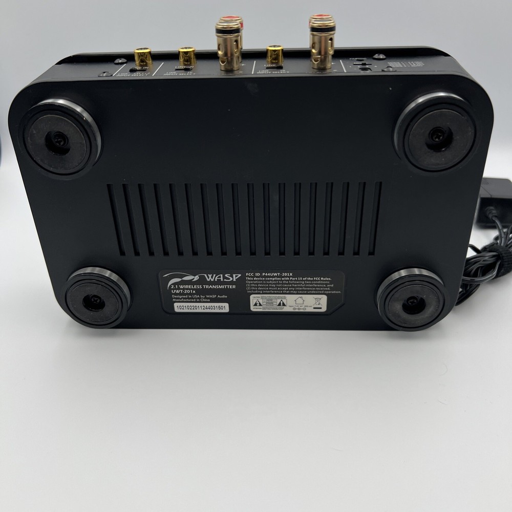 Wasp Audio 2.1 Wireless Transmitter uwt-201x W/ Power Cord
