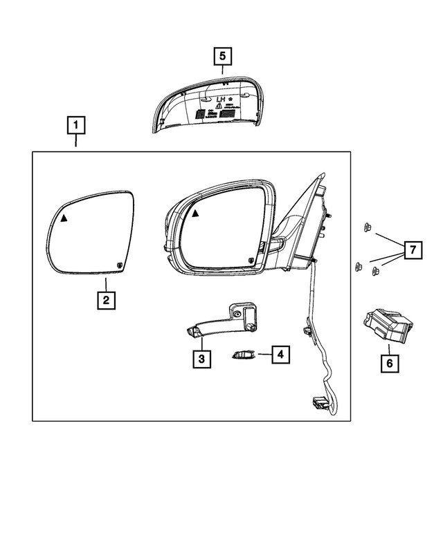 Genuine Mopar Pad Right 68161024AA