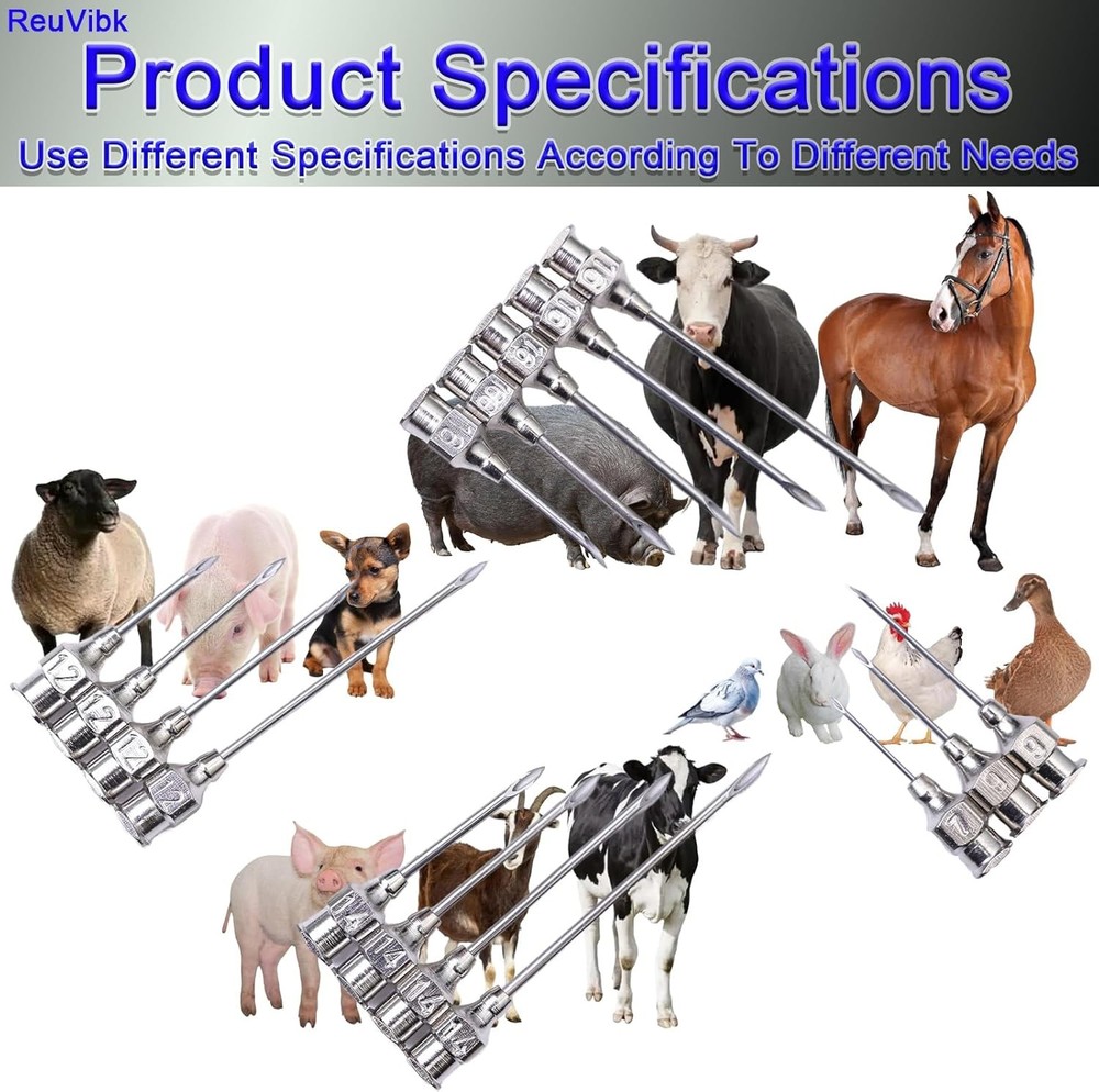 New Practical Various models Veterinary Needles Cattle Needle For Animals 10Pcs