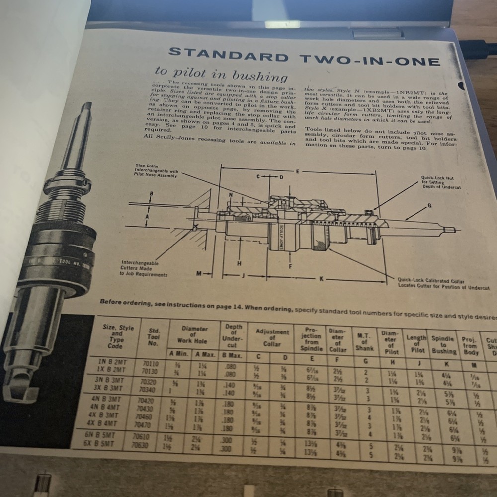 Bendix Scully-Jones Automatic Recessing Tools Bulletin 10-50